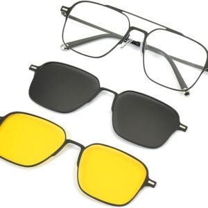 classic and vintage magnetic sunglasses 3 in 1
