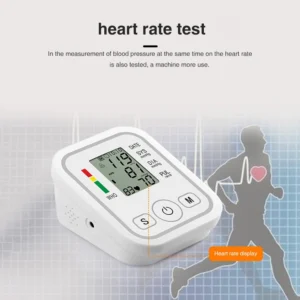 Automatic sphygmomanometer for monitoring blood pressure and heart rate