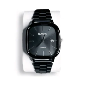 Vintage Casio Watch (Black & Silver)