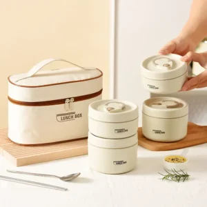 Portable insulated lunch box