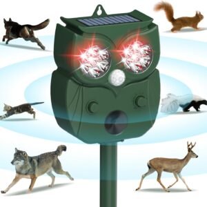 Solar Animal Repellent Ultrasonic Outdoor