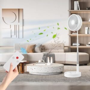 7200 Mah Fan | Standing Rechargeable Pedestal Fan