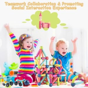 Magnetic stick building blocks 64 pieces