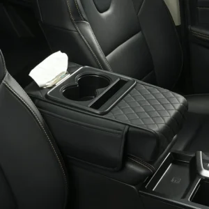 Multifunctional PU Leather Car Armrest Box Mat